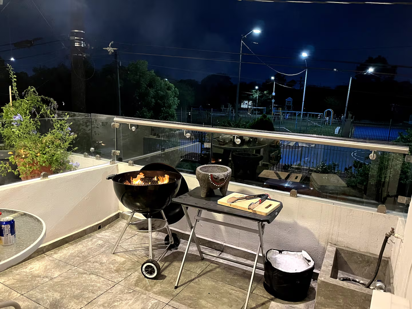 Roof garden terraza con parrilla departamento Depas Zenzen MTY Monterrey